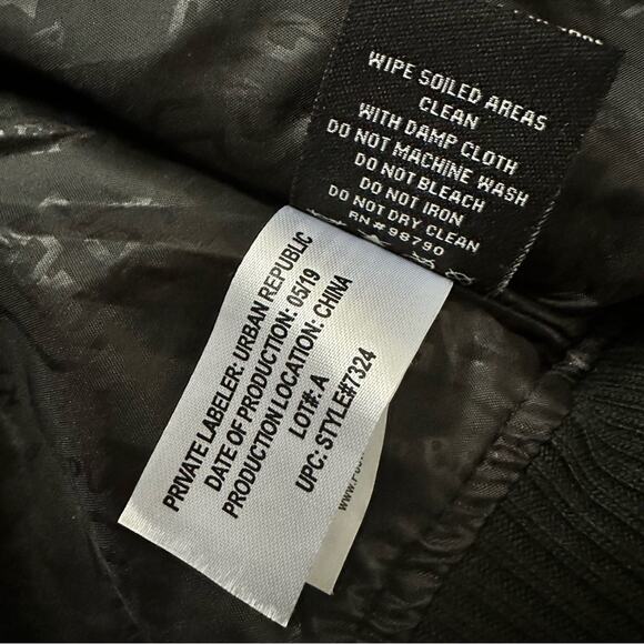 Urban Republic faux leather jacket, size 3-6 months - Picture 7 of 7